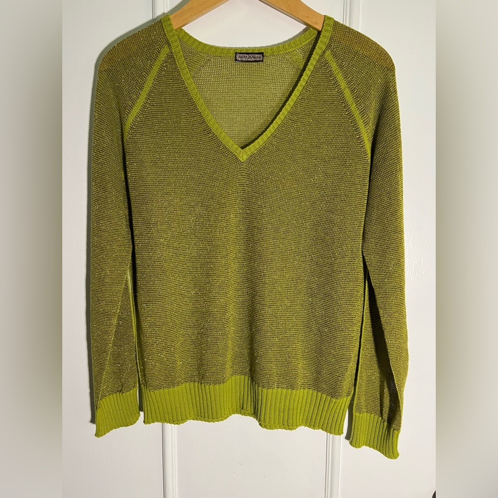 Maliparmi Green Knit Top